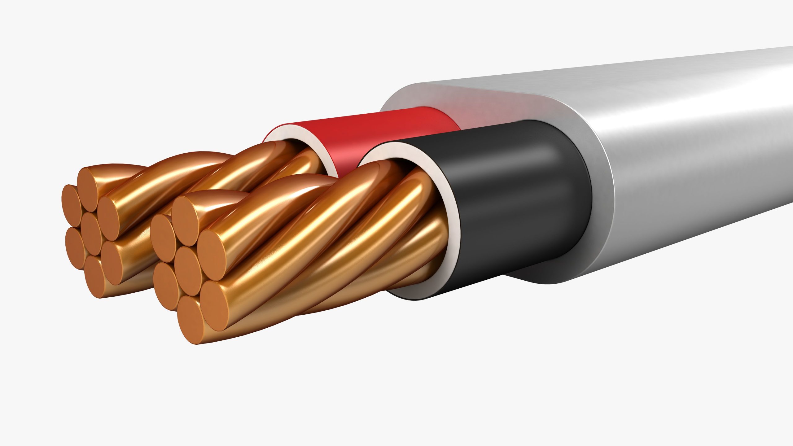 Multicore Sheathed Flat Cables